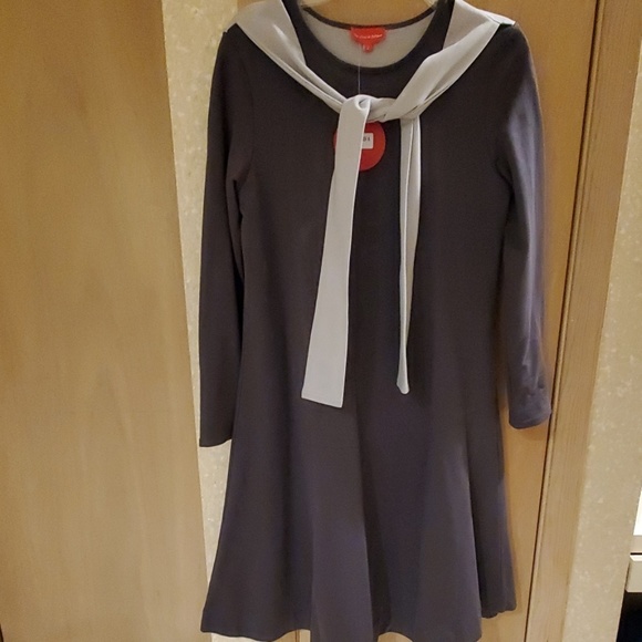 Sweatshirt Tie Dress - Picture 2 of 4